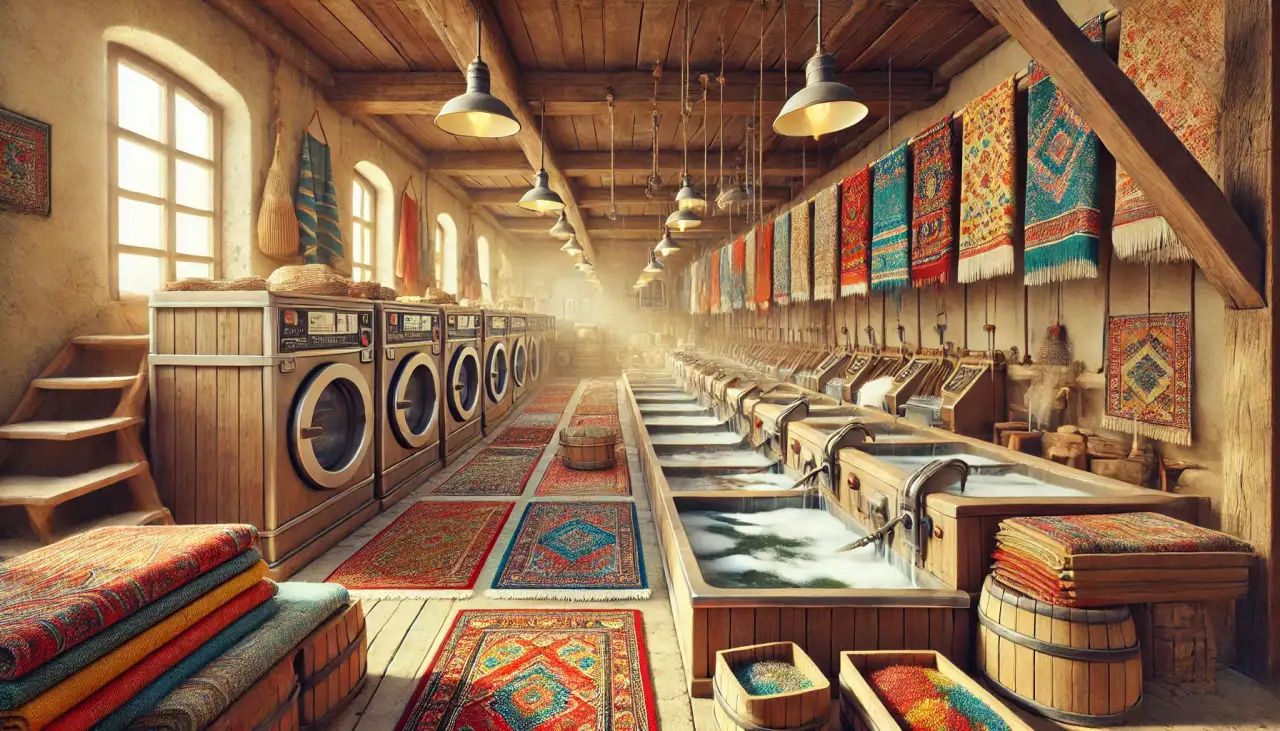 قالیشویی در همدان